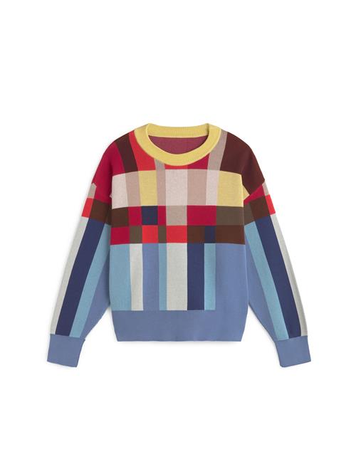 Thinking MU Pullover 'Petra'  beige / blå / rød