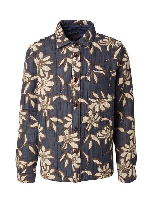 MOS MOSH Skjorte 'MMGDavid Gallia'  indigo / lyseblå