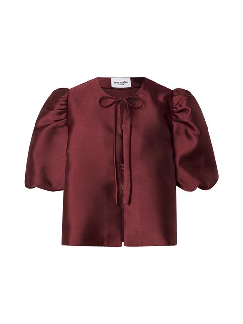 noar studios Bluse  burgunder