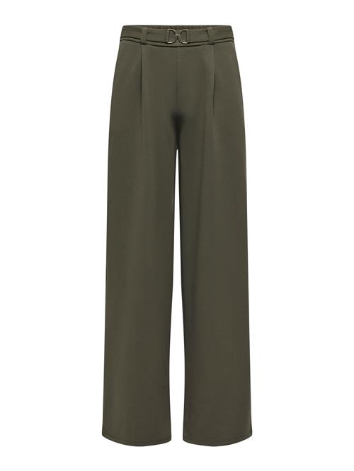 JDY Bukser med lægfolder 'JDYGEGGO'  oliven