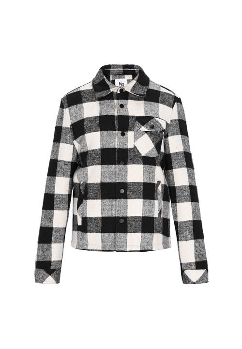 MO Overgangsjakke  sort / offwhite