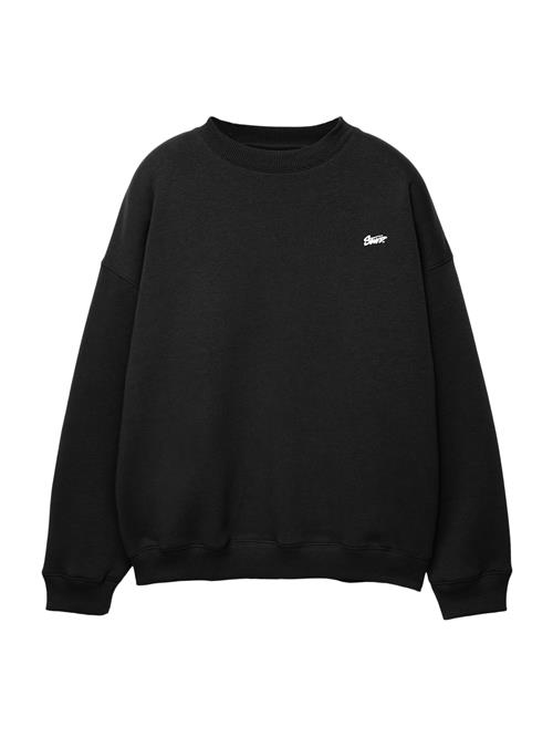 Pull&Bear Sweatshirt 'STWD'  sort / hvid
