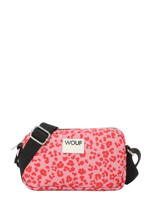 Wouf Skuldertaske 'Roar'  koral / rød / sort / hvid