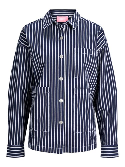 JJXX Bluse 'JXLULA'  blå / hvid