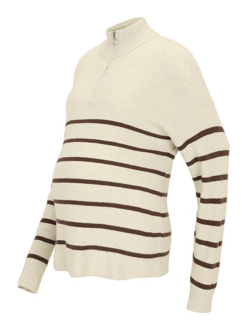 Only Maternity Pullover 'OLMibi'  brun / stone
