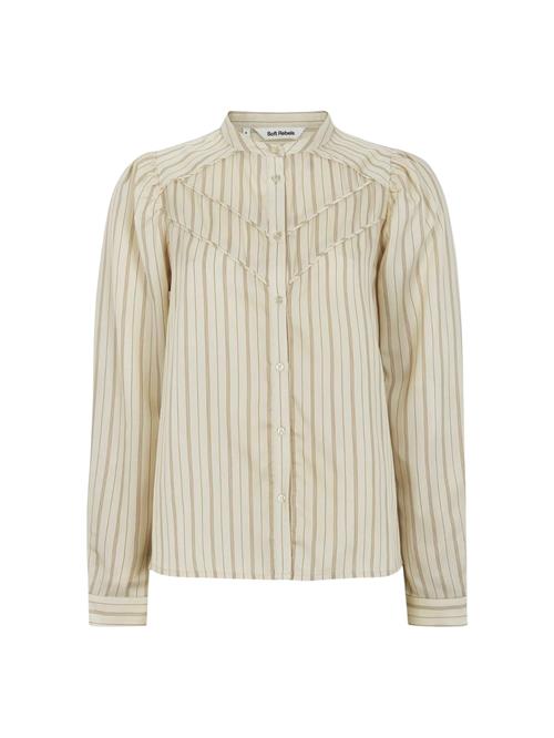 Soft Rebels Bluse 'SRCharlotte'  beige / brun