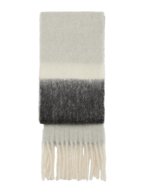 MANGO Sjal 'TESEO'  grå / greige / mørkegrå