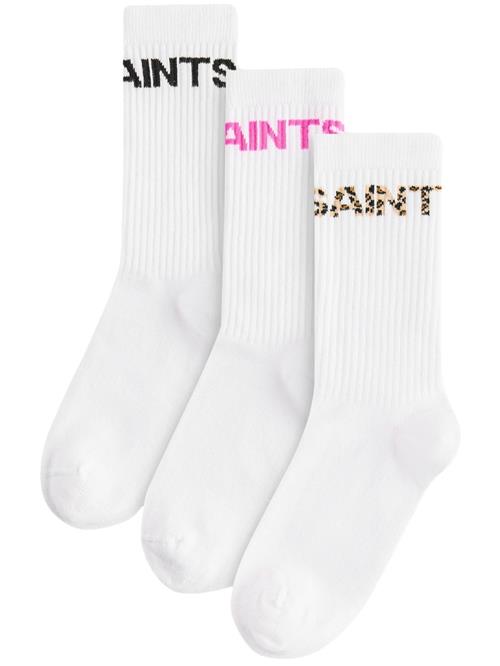 smALLSAINTS Sokker  brun / fuchsia / sort / hvid