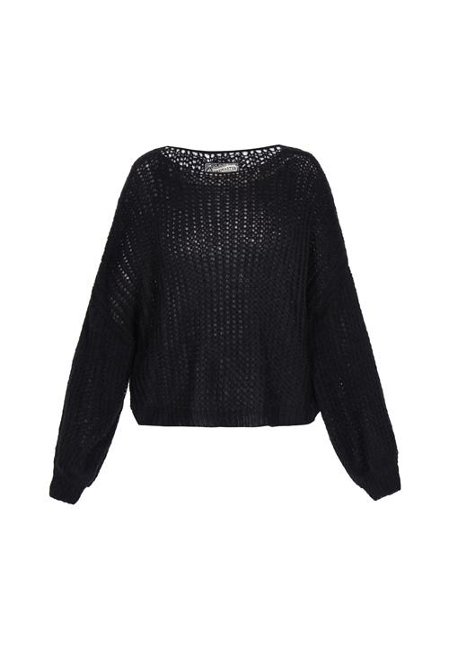 DreiMaster Vintage Pullover i overstørrelse  sort