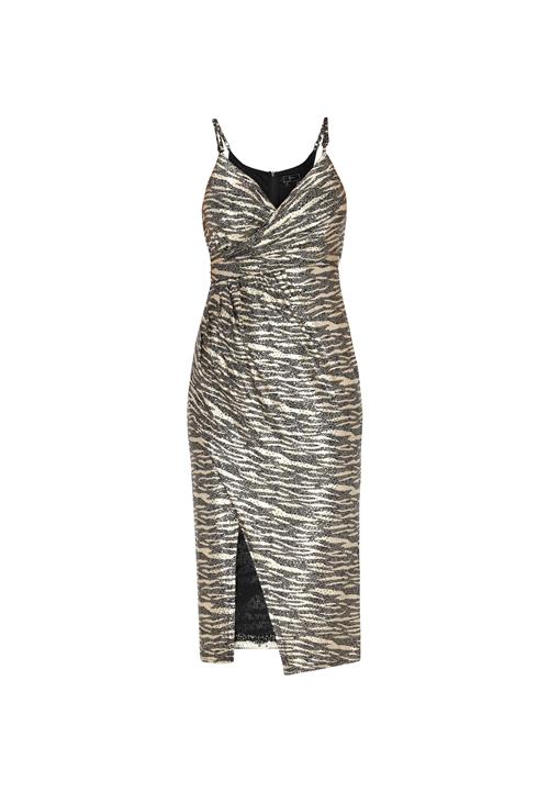 faina Kjole  guld / sort