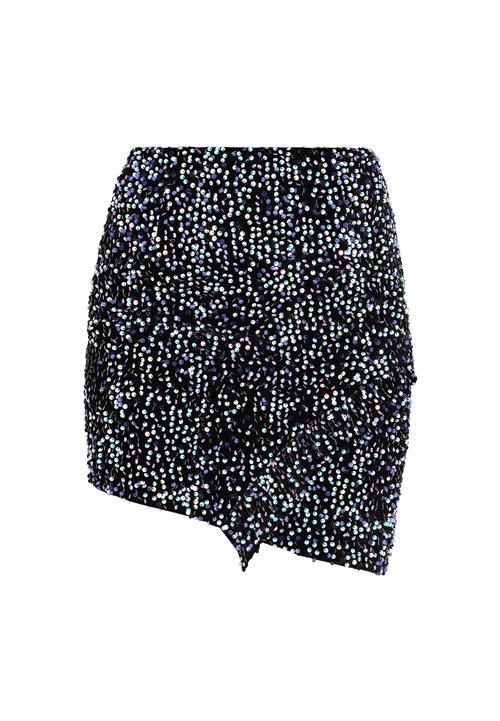 faina Nederdel  antracit / blandingsfarvet