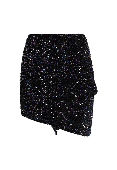 faina Nederdel  lilla / sort