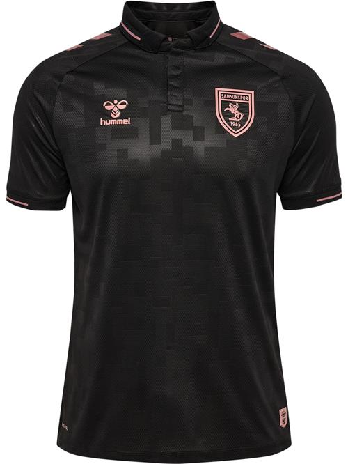 Hummel Funktionsskjorte  mørkegrå / pink / sort