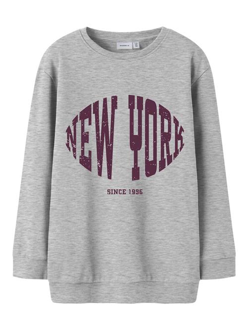 NAME IT Sweatshirt Bellis Light Grey Melange