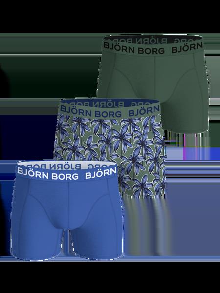 Björn Borg Cotton Stretch Boxers 3-pack Blå, S