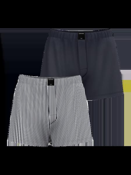 Björn Borg Cotton Stretch Woven Boxers Shorts 2-pack Multi, XXL