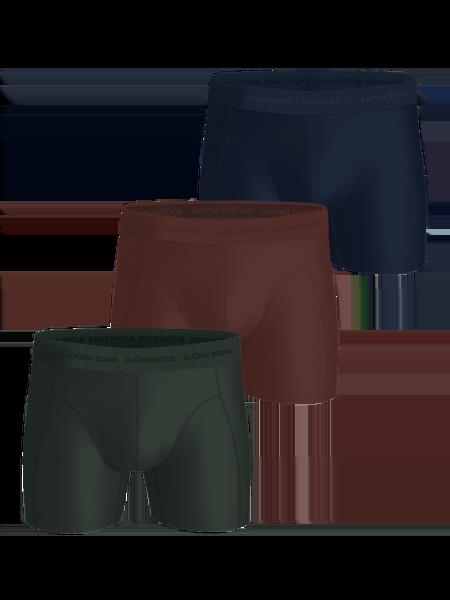 Björn Borg Microfiber Boxers 3-pack Brun, XXL
