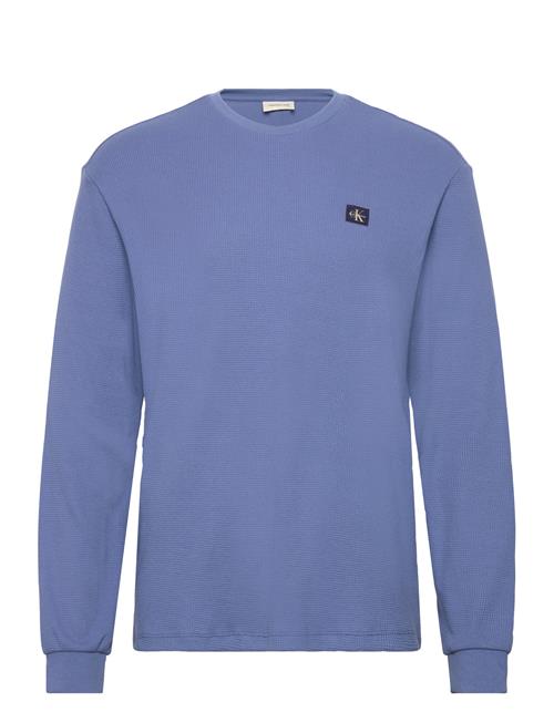 Calvin Klein Jeans | Ls Waffle Badge Crewnk Tee | M