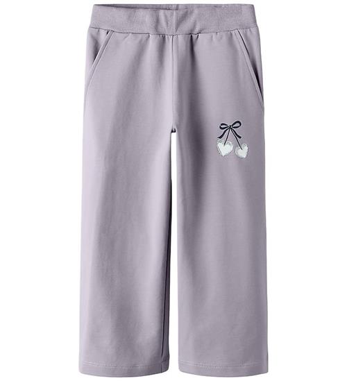 Name It Sweatpants - Wide - NmfBasalt - Lavender Gray