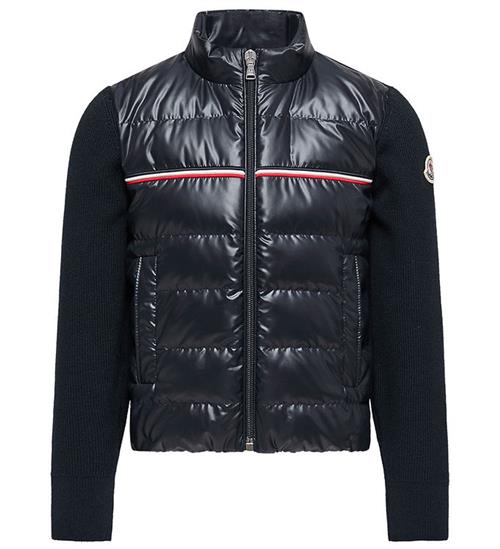Moncler Cardigan - Uld/ Dun - Navy