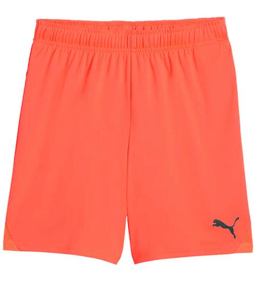 Puma Sportsshorts - TeamGOAL - Neon Sun m. Sort
