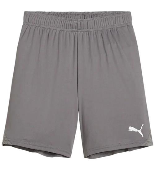 Puma Sportsshorts - TeamGOAL - Cast Iron m. Hvid