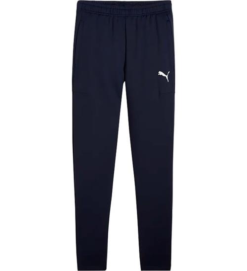 Puma Træningsbukser - TeamGOAL Slim Trg Jr - Navy m. Hvid