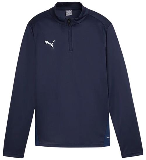 Puma Træningsbluse m. Lynlås - TeamGOAL - Navy/Hvid/Persian Blue