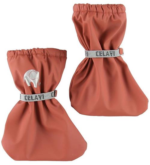 CeLaVi Overtrækssko m. Fleece - PU - Redwood