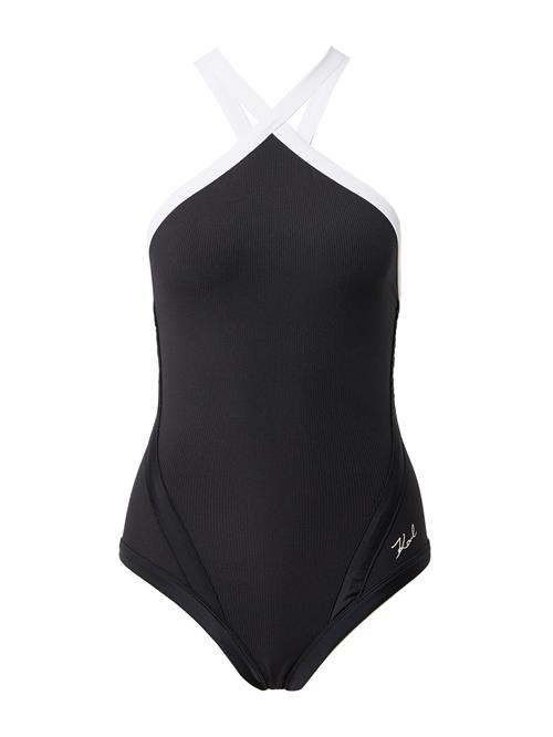 Se Karl Lagerfeld Badedragt  sort / hvid hos About You