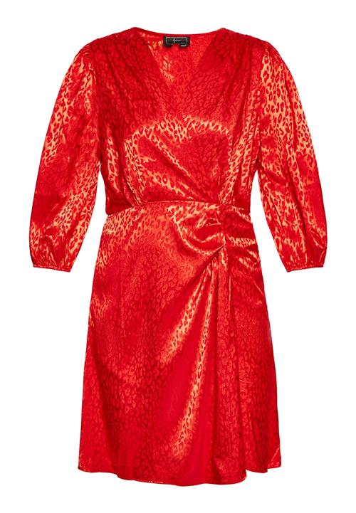 faina Coctailkjole  orangerød