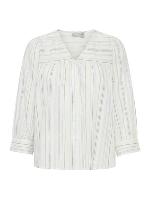 Fransa Bluse 'Nadu'  blå / grå / hvid