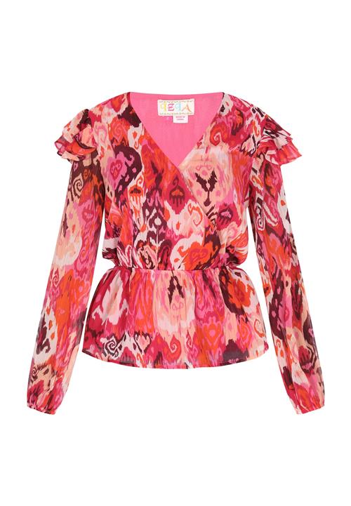 IZIA Bluse  orange / pink / magenta / pudder