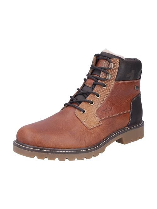 Rieker Snørestøvler  karamel / cognac / mørkebrun