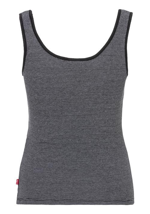 LEVI'S ® Overdel 'Classic Fit Tank Top'  sort / hvid