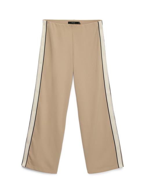 VERO MODA Bukser 'VMBerlin'  camel / sort / hvid