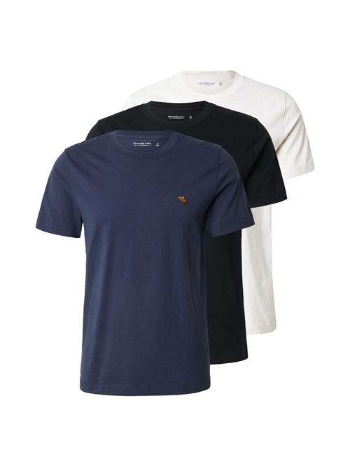 Abercrombie & Fitch Bluser & t-shirts  navy / sort / hvid