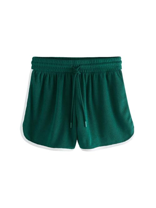 Next Bukser  mørkegrøn / hvid