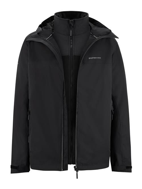 Kapten & Son Funktionsjakke 'Everyday 3in1 Jacket'  sort