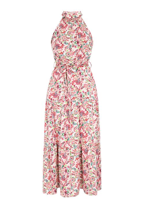 IZIA Sommerkjole  aqua / rød / hvid