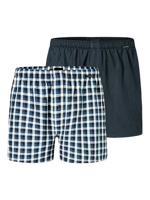 SCHIESSER Boksershorts  marin / hvid