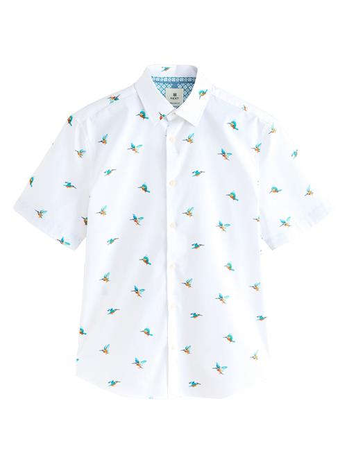 Next Skjorte  blå / orange / hvid