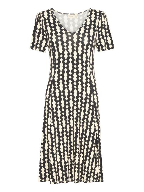 Fransa Kjole 'FRDottie'  ecru / sort