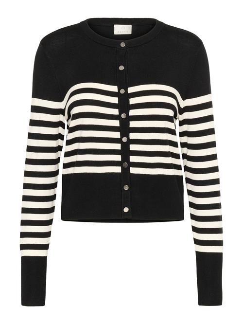 Kaffe Cardigan 'KALizza'  sort / uldhvid