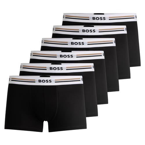 BOSS Boksershorts  mørkebeige / sort / hvid