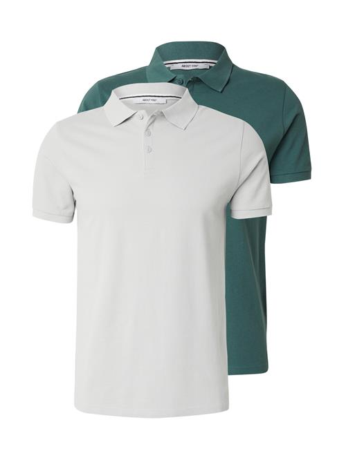 ABOUT YOU Bluser & t-shirts 'Sinan'  grå / mørkegrøn