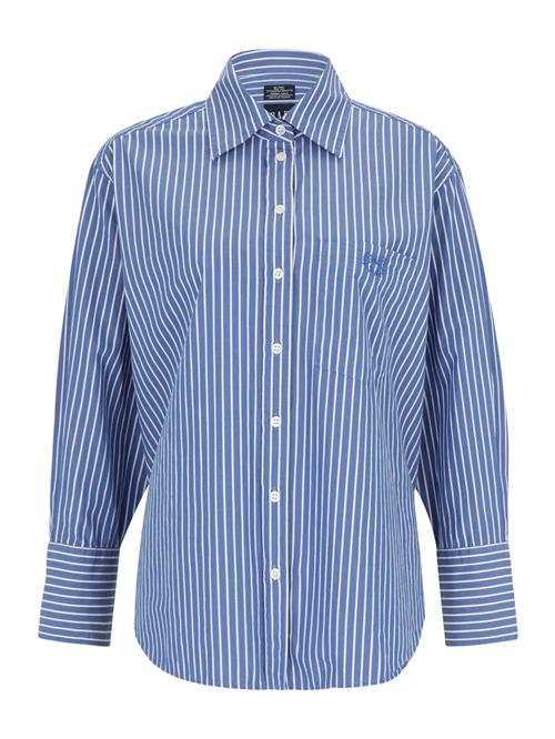 Gap Petite Bluse  dueblå / hvid