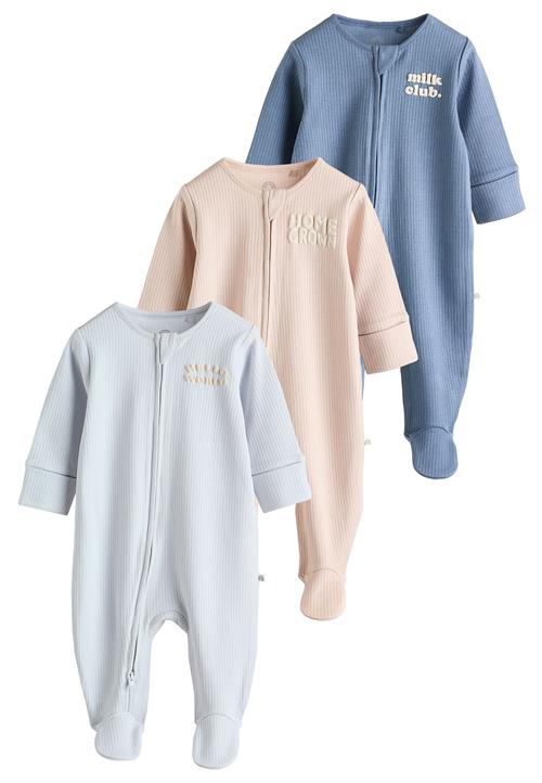 Next Nattøj  nude / safir / lyseblå / hvid