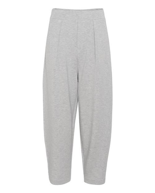 InWear Bukser med lægfolder 'Pannie'  grå-meleret