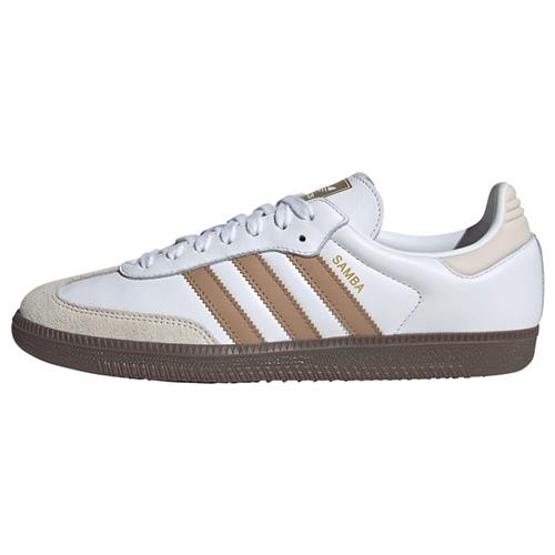 ADIDAS ORIGINALS Sneaker low 'Samba'  brokade / stone / hvid